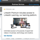 A new tab on LinkedIn Premium